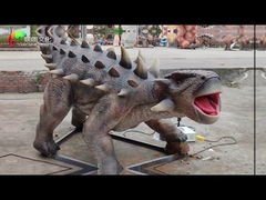 สวนสนุกเหมือนจริง Animatronic Dinosaur Life Size Animatronic Ankylosaurus