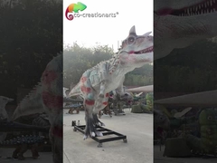 Animatronic Dinosaur Life Size Dinosaur Model Animatronic Carnotaurus สำหรับสวนสนุก