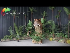 ขนาดชีวิต Jurassic World Animatronic T Rex Head Dinosaur การควบคุมเซ็นเซอร์อินฟราเรด