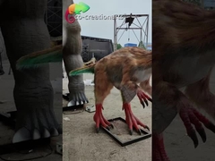Oviraptor Model Animatronic Dinosaur ไดโนเสาร์ประดิษฐ์ที่สมจริงทนทานต่อแสงแดด