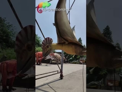 นิทรรศการกลางแจ้งขนาดชีวิต Animatronic Dinosaurs Pterosaur Waterproofing