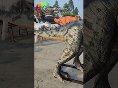 ตากะพริบขนาดเท่าตัวจริง Animatronic Dinosaurs Ceratosaurus Model