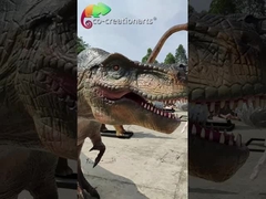 5M T Rex Jurassic Park สวนสนุกอานิมาตรอนิกส์ สวนสนุกไดโนเสาร์ เสียงตรงกัน