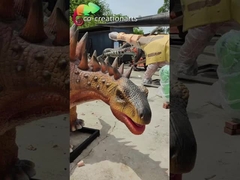 6M Life Size Animatronic Dinosaurs Huayangosaurus Model สำหรับสนามเด็กเล่น