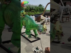 ขนาดเท่าชีวิตจริง Animatronic Dinosaurs Iguanodon Model Weather Resistance