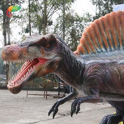 Theme Park Life Size เกี่ยวกับการเคลื่อนไหว Dinosaurs Spinosaurus สำหรับสนามเด็กเล่นในสวนสนุก