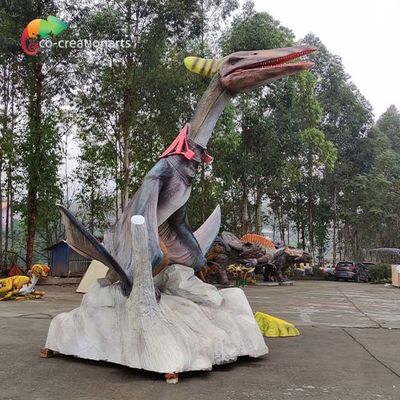 อุปกรณ์สวนสนุกโมเดลไดโนเสาร์ขนาดเท่าชีวิตจริง เกี่ยวกับการเคลื่อนไหว Dinosaur Pterosauria Model