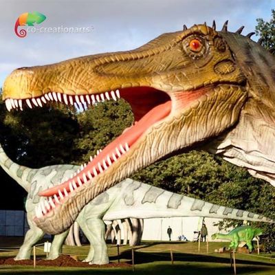 ราคาดี Playground Infrared sensor Life Size Animatronic Dinosaurs Realistic Spinosaurus 12m ออนไลน์