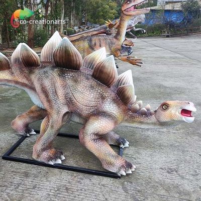 Water Proof Replica ไฟเบอร์กลาส เกี่ยวกับการเคลื่อนไหว เกี่ยวกับการเคลื่อนไหว Stegosaurus Statue