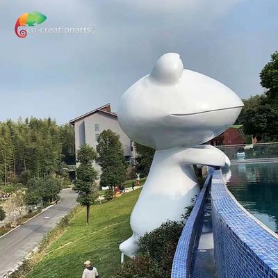 ราคาดี Theme Water Park ไฟเบอร์กลาส เกี่ยวกับการเคลื่อนไหว Frog Statue ทนทานต่อสภาพอากาศ ออนไลน์
