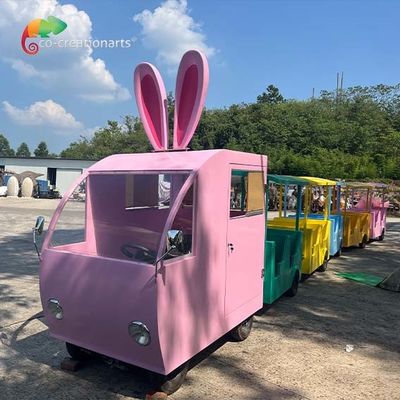 อุปกรณ์เด็กเล่น สวนสนุก รถไฟไร้ราง ทนทานต่อสภาพอากาศ