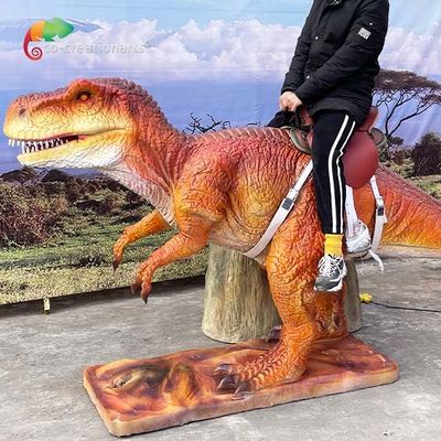 เด็ก อานิมาทรอนติก เดินไดโนเสาร์ ขี่รถไฟฟ้า ขี่รถ T Rex