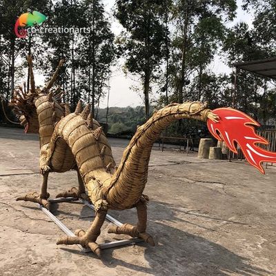 ซื้อ โครงเหล็กสั่งทำ อนิเมชั่น Straw Handmade Dragon online manufacture