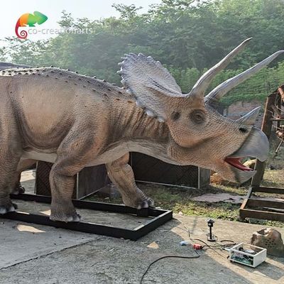 ซื้อ 7M Dino เกี่ยวกับการเคลื่อนไหว Tricratops ที่สมจริงไดโนเสาร์กลางแจ้งขนาดใหญ่พร้อมหาง online manufacture