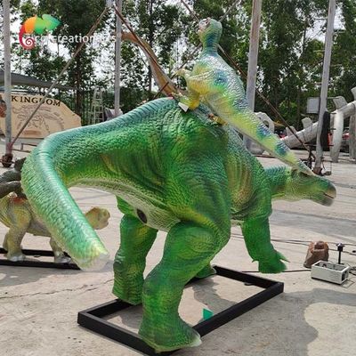 ขนาดเท่าชีวิตจริง เกี่ยวกับการเคลื่อนไหว Dinosaurs Iguanodon Model Weather Resistance