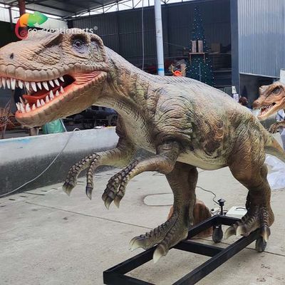 4Meters Life Size เกี่ยวกับการเคลื่อนไหว Dinosaurs Sunproof Allosaurus Model For Exhibition