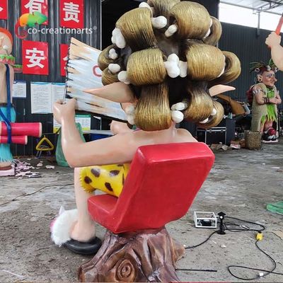 Rainproof Custom Made อนิเมชั่น Cartoon Character Statue for Park Show