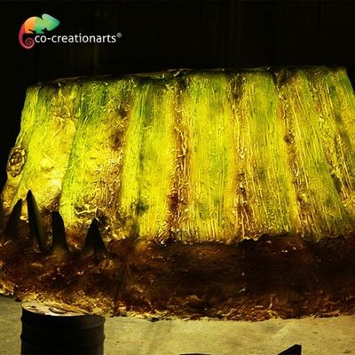 ไฟเบอร์กลาสที่มีความทนทานสูง Animatronic Dendriform Illuminated