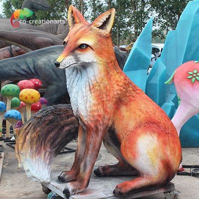ซื้อ Animatronic Fox ไฟเบอร์กลาสความสูง 1.6 เมตรสำหรับสนามเด็กเล่น online manufacture