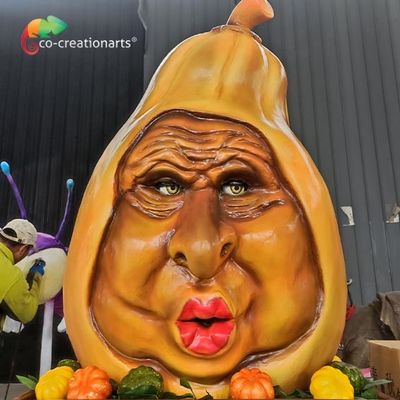 หัวฟักทอง Animatronic สูง 0.8 เมตรถอดออกได้สำหรับสวนสนุก