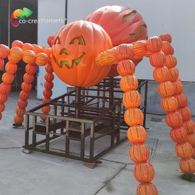 ซื้อ ใยแก้ว Animatronic Halloween Pumpkin Spider ที่ปรับแต่งได้สำหรับเทศกาลฮาโลวีน online manufacture