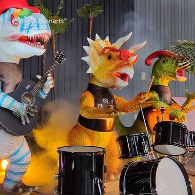 วงไดโนเสาร์ Animatronic ที่กำหนดเองสำหรับสวนสนุก