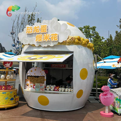 ราคาดี ป๊อปคอร์นที่กําหนดเอง Kiosk ไฟเบอร์กลาส สําหรับสวนสนุก ออนไลน์