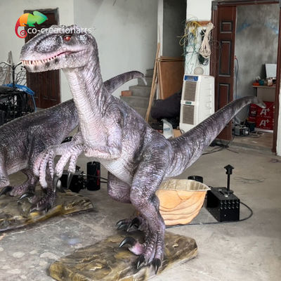 ระบบควบคุมเสียงจริง Animatronic Dinsoaur Simulatio Velociraptor สําหรับการแสดง