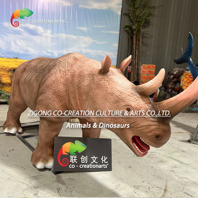 ซื้อ Animatronic Animals Simulation Rhino สําหรับการตกแต่งสวนสนุก online manufacture