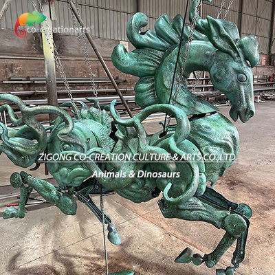 ราคาดี ม้ากลไกที่กําหนดเอง สําหรับการตกแต่งพิพิธภัณฑ์ ศูนย์การค้า ออนไลน์