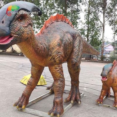 ราคาดี Theme Park Life Size เกี่ยวกับการเคลื่อนไหว Dinosaur Parasaurolophus โมเดลไดโนเสาร์ที่เหมือนจริงสำหรับสวนสนุก ออนไลน์
