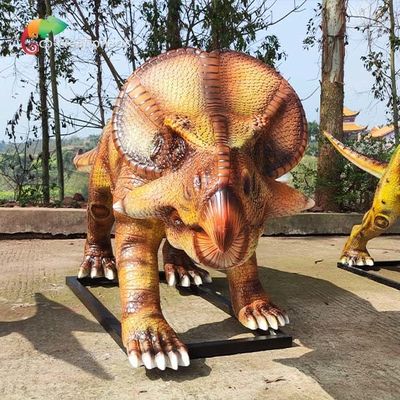 ราคาดี เรซิ่น Protoceratops รูปปั้นสัตว์ไฟเบอร์กลาสขนาดใหญ่ไดโนเสาร์พื้นผิวเรียบ ออนไลน์