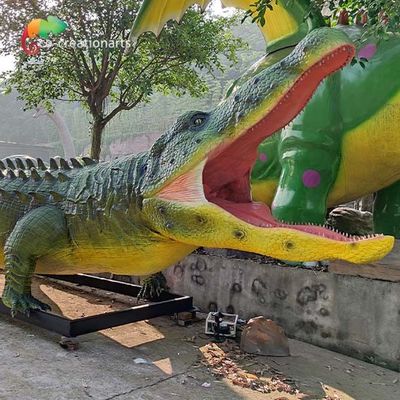 ราคาดี นิทรรศการสวนสัตว์ที่สมจริง เกี่ยวกับการเคลื่อนไหว สัตว์จระเข้ขนาดชีวิตกันน้ำ ออนไลน์
