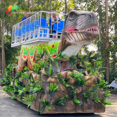 ราคาดี Animatronic T-Rex Float รถไดโนเสาร์ Animatronic สําหรับสวนสนุก การตกแต่งอุปกรณ์เทศกาล ออนไลน์
